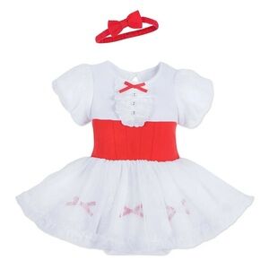 Disney Store Mary Poppins Costume Bodysuit Set Size 9-12M